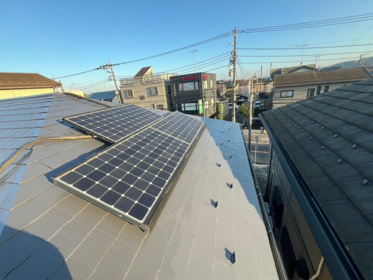 千葉県千葉市事例＿太陽光パネル復旧後