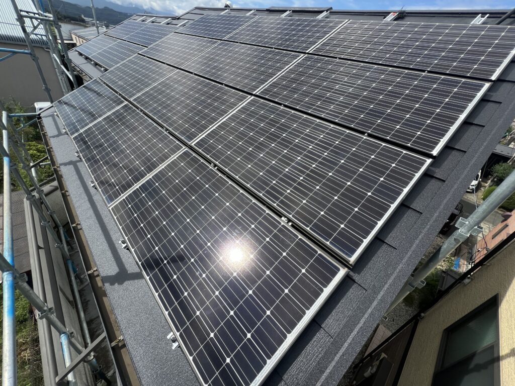 パネル復旧＋防鳥ネット施工完了（栃木県大田原市）