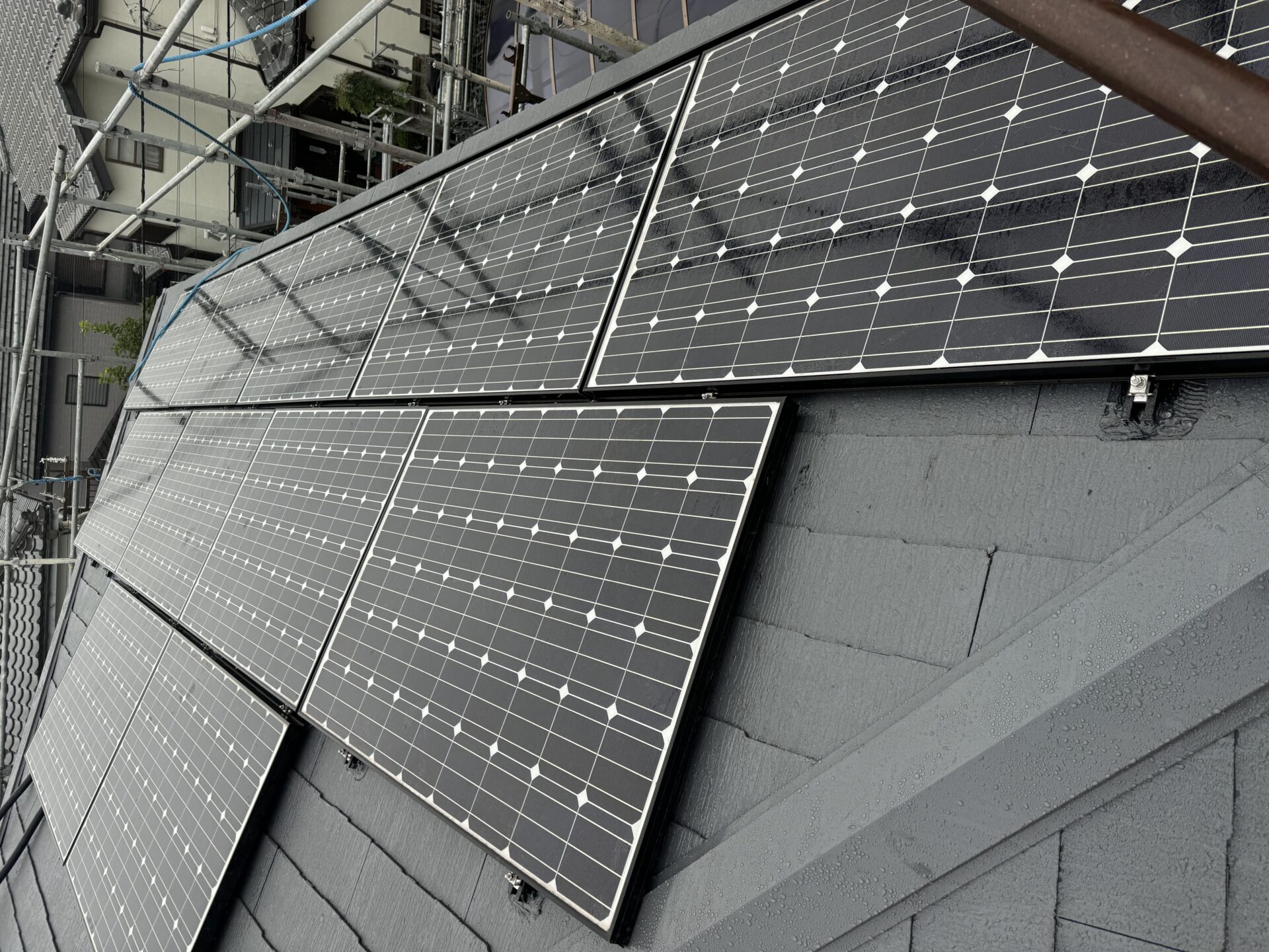 太陽光パネル復旧完了 埼玉県所沢市の脱着工事完工