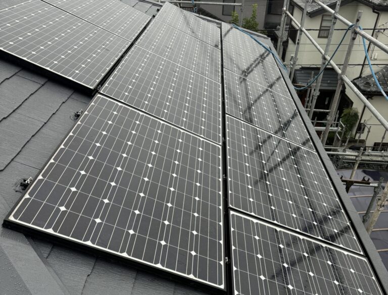 太陽光パネル復旧完了 埼玉県所沢市の脱着工事完工
