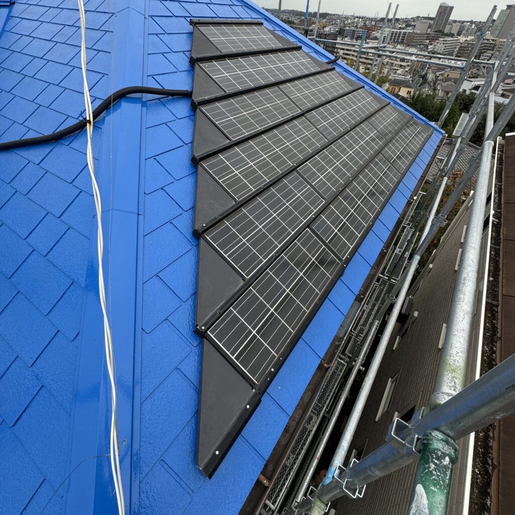 太陽光パネル復旧完了 茨城県古河市の脱着工事完工