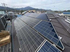 太陽光パネル復旧完了 千葉県印西市の脱着工事完工