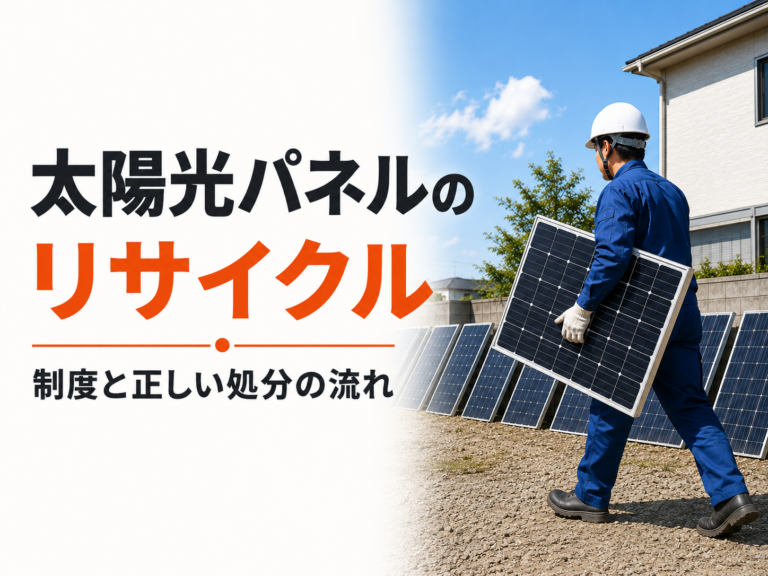 太陽光パネルのリサイクル｜取り外したパネルを運ぶ作業